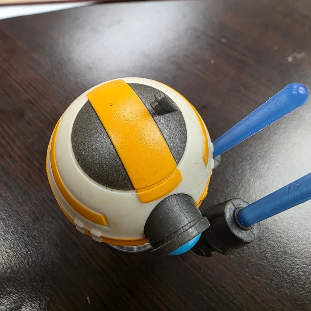 Star Wars Droid Depot Training Remote Droid Figure Orange White Blue 4 Inch